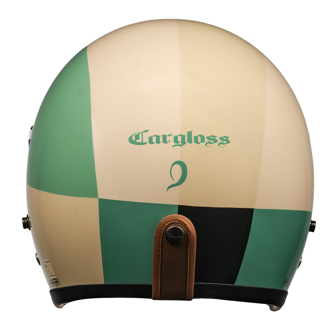 Cargloss CFH Hijab Retro Helm Half Face - Geometric Forest Dust