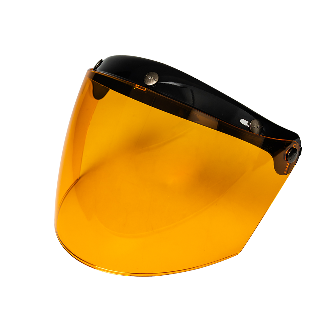 VISOR PET ORANGE DEEP BLACK