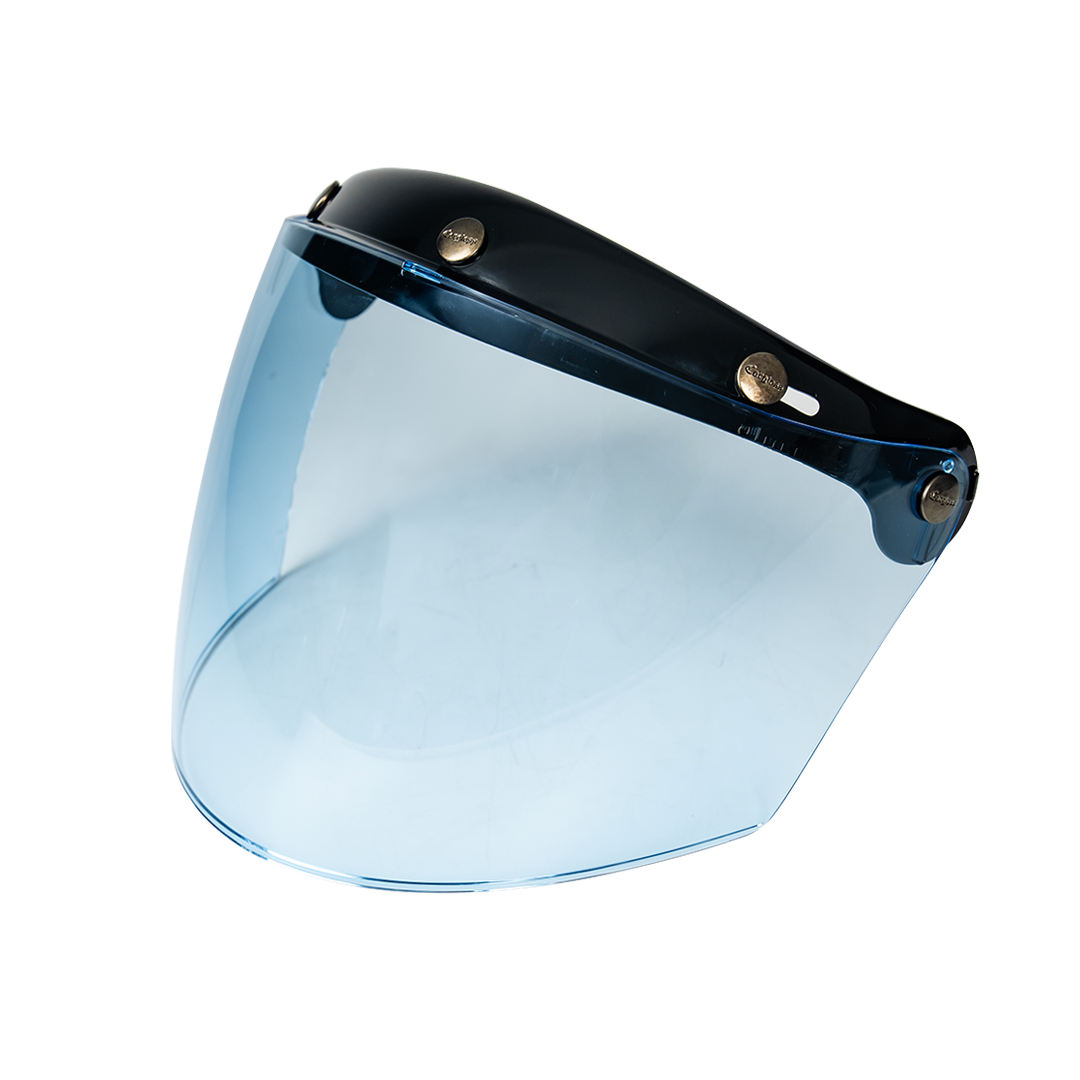 VISOR PET BLUE DEEP BLACK