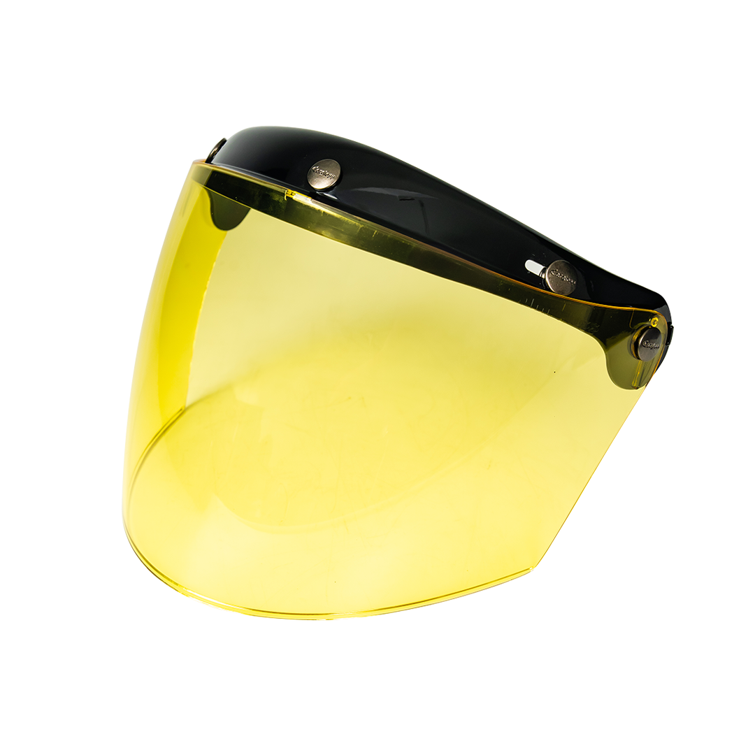 VISOR PET YELLOW DEEP BLACK