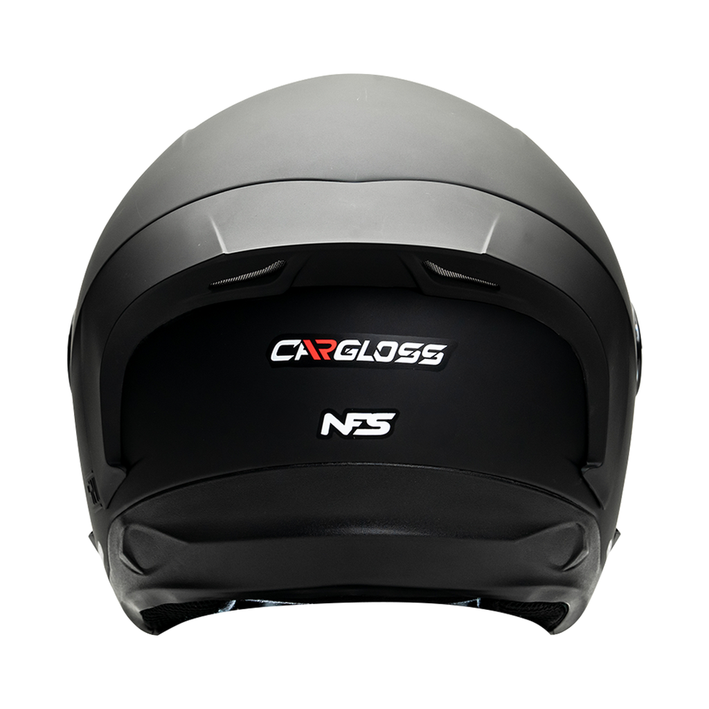 NFS Half Face Black Doff