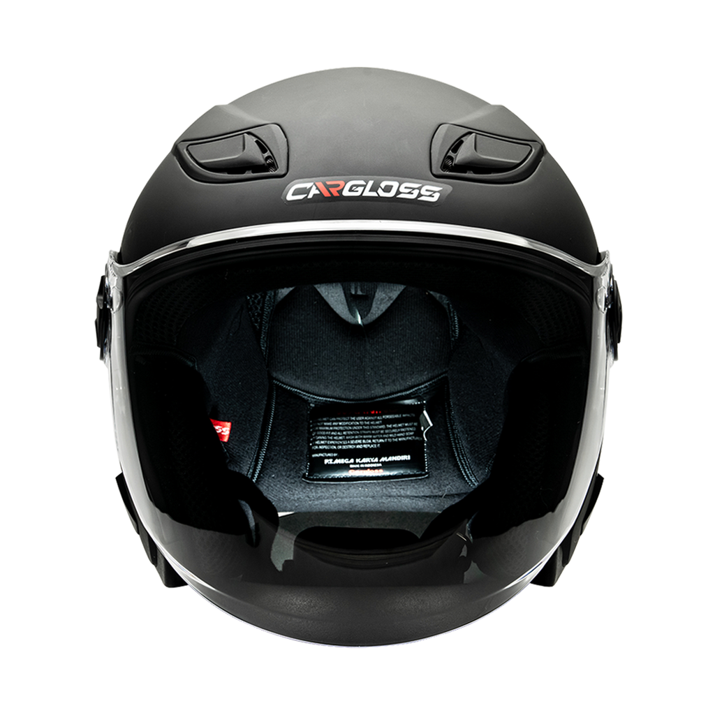 NFS Half Face Black Doff