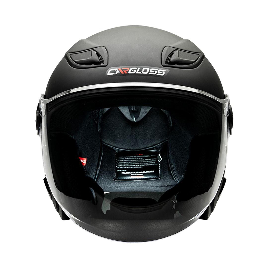 NFS Half Face Black Doff