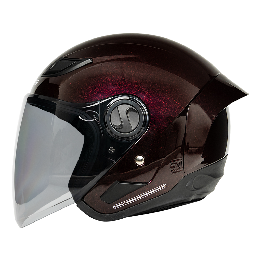 NFS HALF FACE MOONLIGHT RED