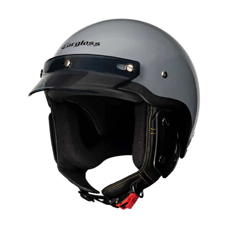 Cargloss CFS Chips Retro Helm Half Face - Dark Grey